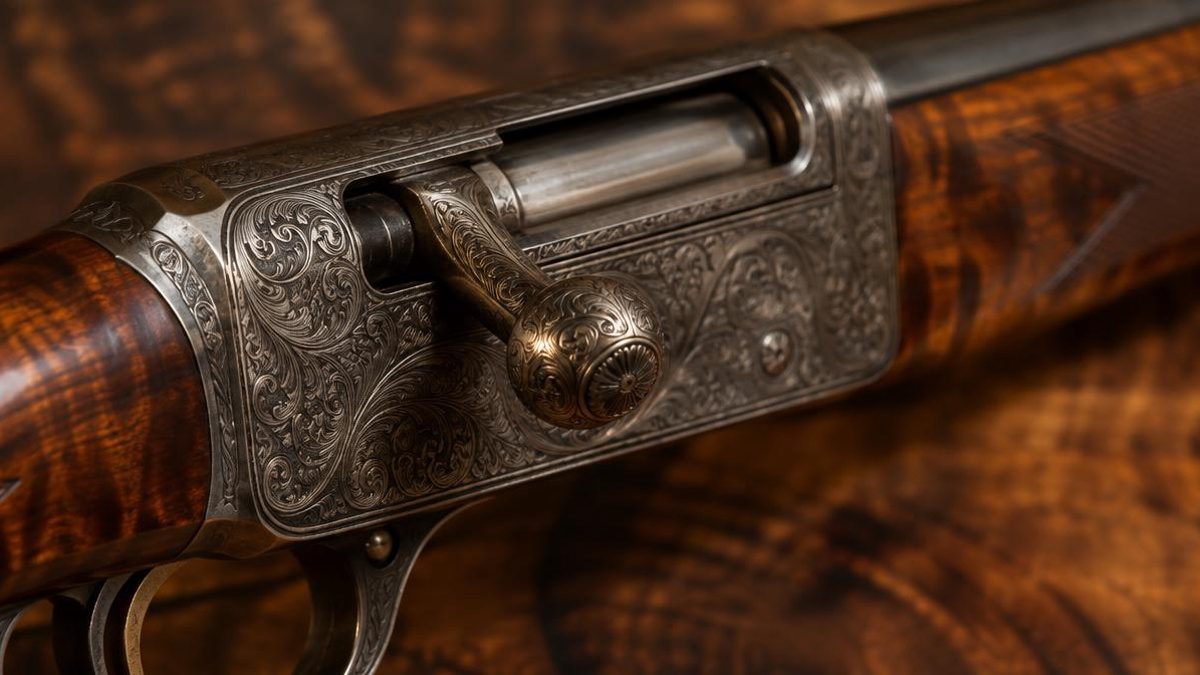 Detail study for Browning Auto-5: A Landmark in Shotgun History