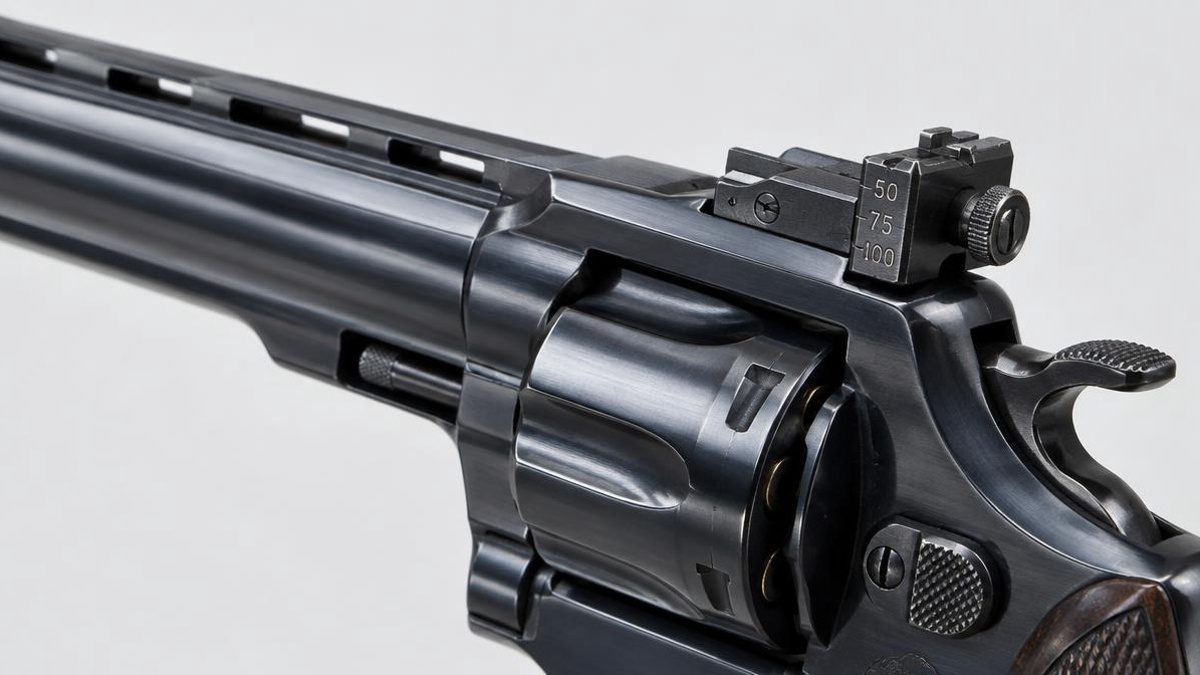Detail study for The Colt Python and the Craft of Accuracy