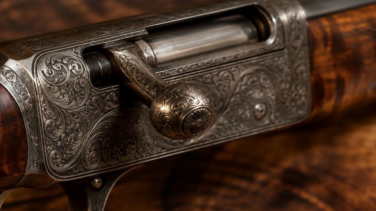 Detail study for Sporting Shotguns of the Golden Age